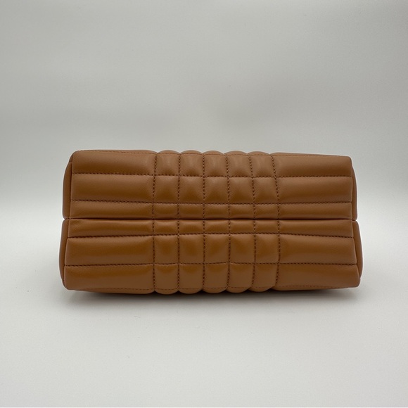 BURBERRY - LOLA SMALL QUILTED CROSSBODY BAG MAPLE BROWN - Picture 4 of 16